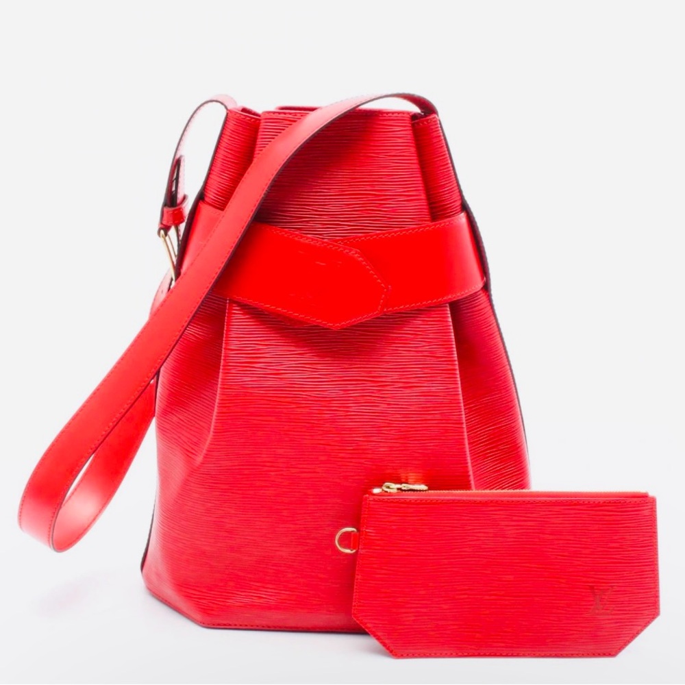 😍💃🏻🥰Authentic LOUIS VUITTON Red Epi Sac… 30 - Picture 5 of 14